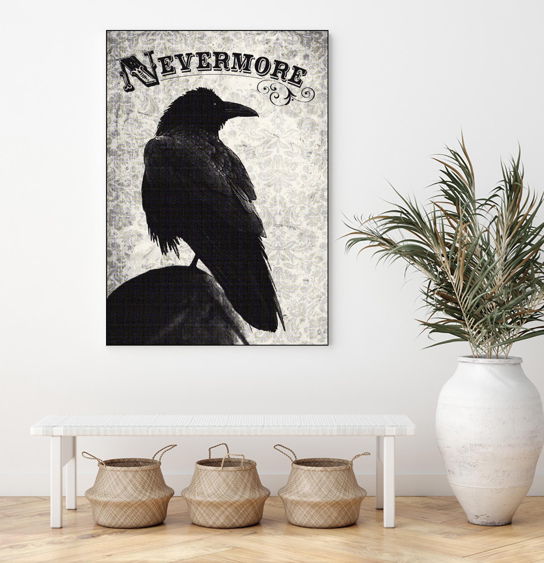 Nevermore by Michael Buxton on GIANT ART - multicolor urban/pop surrealism; contemporary; animals