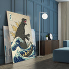 The Great Monster off Kanagawa by Michael Buxton on GIANT ART - multicolor urban/pop surrealism; contemporary