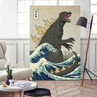 The Great Monster off Kanagawa by Michael Buxton on GIANT ART - multicolor urban/pop surrealism; contemporary
