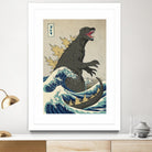 The Great Monster off Kanagawa by Michael Buxton on GIANT ART - multicolor urban/pop surrealism; contemporary