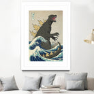 The Great Monster off Kanagawa by Michael Buxton on GIANT ART - multicolor urban/pop surrealism; contemporary
