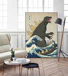 The Great Monster off Kanagawa by Michael Buxton on GIANT ART - multicolor urban/pop surrealism; contemporary
