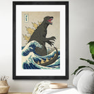 The Great Monster off Kanagawa by Michael Buxton on GIANT ART - multicolor urban/pop surrealism; contemporary