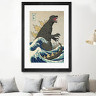 The Great Monster off Kanagawa by Michael Buxton on GIANT ART - multicolor urban/pop surrealism; contemporary