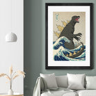 The Great Monster off Kanagawa by Michael Buxton on GIANT ART - multicolor urban/pop surrealism; contemporary