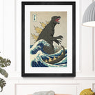 The Great Monster off Kanagawa by Michael Buxton on GIANT ART - multicolor urban/pop surrealism; contemporary