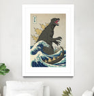 The Great Monster off Kanagawa by Michael Buxton on GIANT ART - multicolor urban/pop surrealism; contemporary