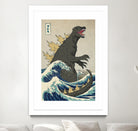 The Great Monster off Kanagawa by Michael Buxton on GIANT ART - multicolor urban/pop surrealism; contemporary