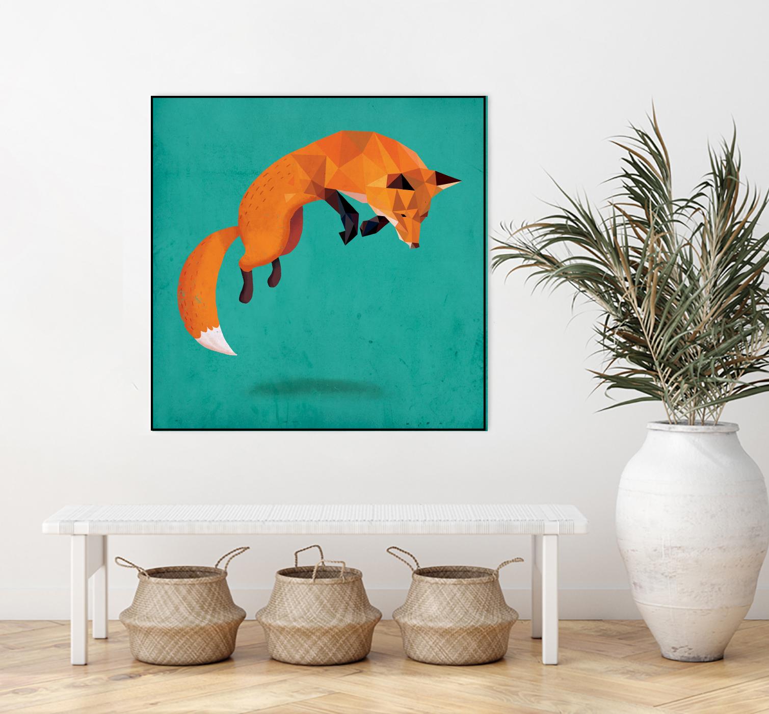 Transition by Michael Buxton on GIANT ART - multicolor urban/pop surrealism; contemporary; animals