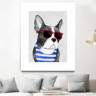 Frenchie Summer Style by Barruf on GIANT ART - multicolor urban/pop surrealism; animals