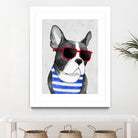 Frenchie Summer Style by Barruf on GIANT ART - multicolor urban/pop surrealism; animals