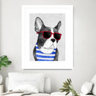 Frenchie Summer Style by Barruf on GIANT ART - multicolor urban/pop surrealism; animals