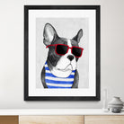 Frenchie Summer Style by Barruf on GIANT ART - multicolor urban/pop surrealism; animals