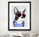 Frenchie Summer Style by Barruf on GIANT ART - multicolor urban/pop surrealism; animals