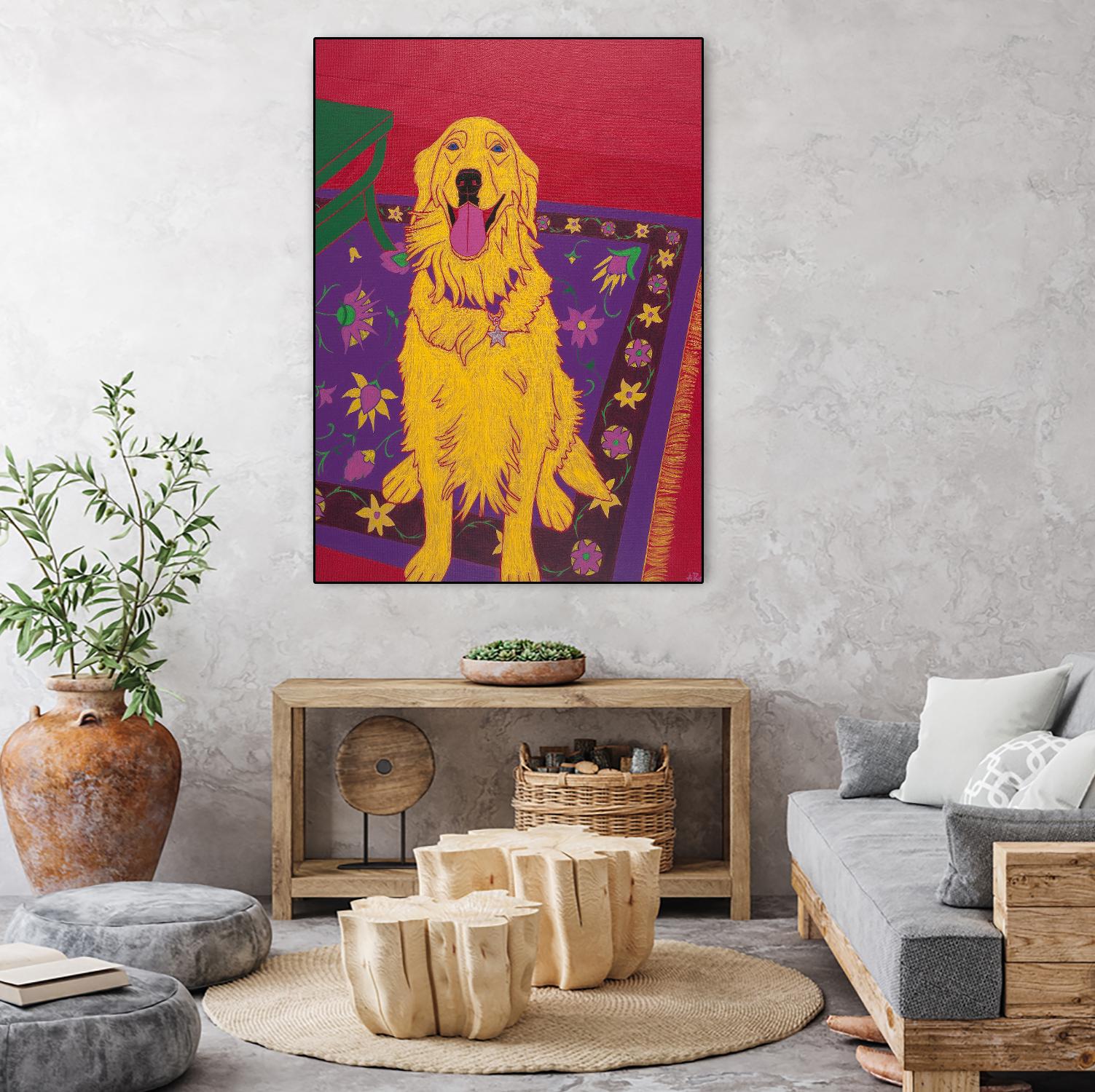 Bon Vivant by Angela Bond on GIANT ART - multicolor animals; contemporary