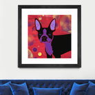 Bubbly Boston by Angela Bond on GIANT ART - multicolor animals; contemporary