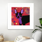 Bubbly Boston by Angela Bond on GIANT ART - multicolor animals; contemporary