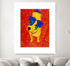 Feisty Jack Russell by Angela Bond on GIANT ART - multicolor animals; contemporary