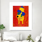 Feisty Jack Russell by Angela Bond on GIANT ART - multicolor animals; contemporary