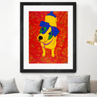 Feisty Jack Russell by Angela Bond on GIANT ART - multicolor animals; contemporary