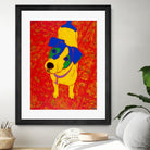 Feisty Jack Russell by Angela Bond on GIANT ART - multicolor animals; contemporary