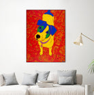 Feisty Jack Russell by Angela Bond on GIANT ART - multicolor animals; contemporary