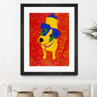 Feisty Jack Russell by Angela Bond on GIANT ART - multicolor animals; contemporary