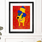 Feisty Jack Russell by Angela Bond on GIANT ART - multicolor animals; contemporary