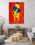 Feisty Jack Russell by Angela Bond on GIANT ART - multicolor animals; contemporary