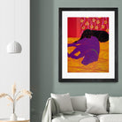 Let Sleeping Dogs Lie by Angela Bond on GIANT ART - multicolor animals; contemporary