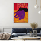 Let Sleeping Dogs Lie by Angela Bond on GIANT ART - multicolor animals; contemporary