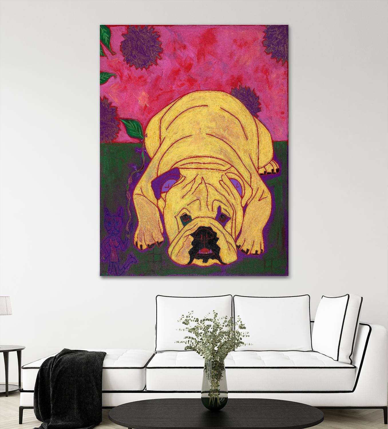 Lounge Lizard by Angela Bond on GIANT ART - multicolor animals; contemporary