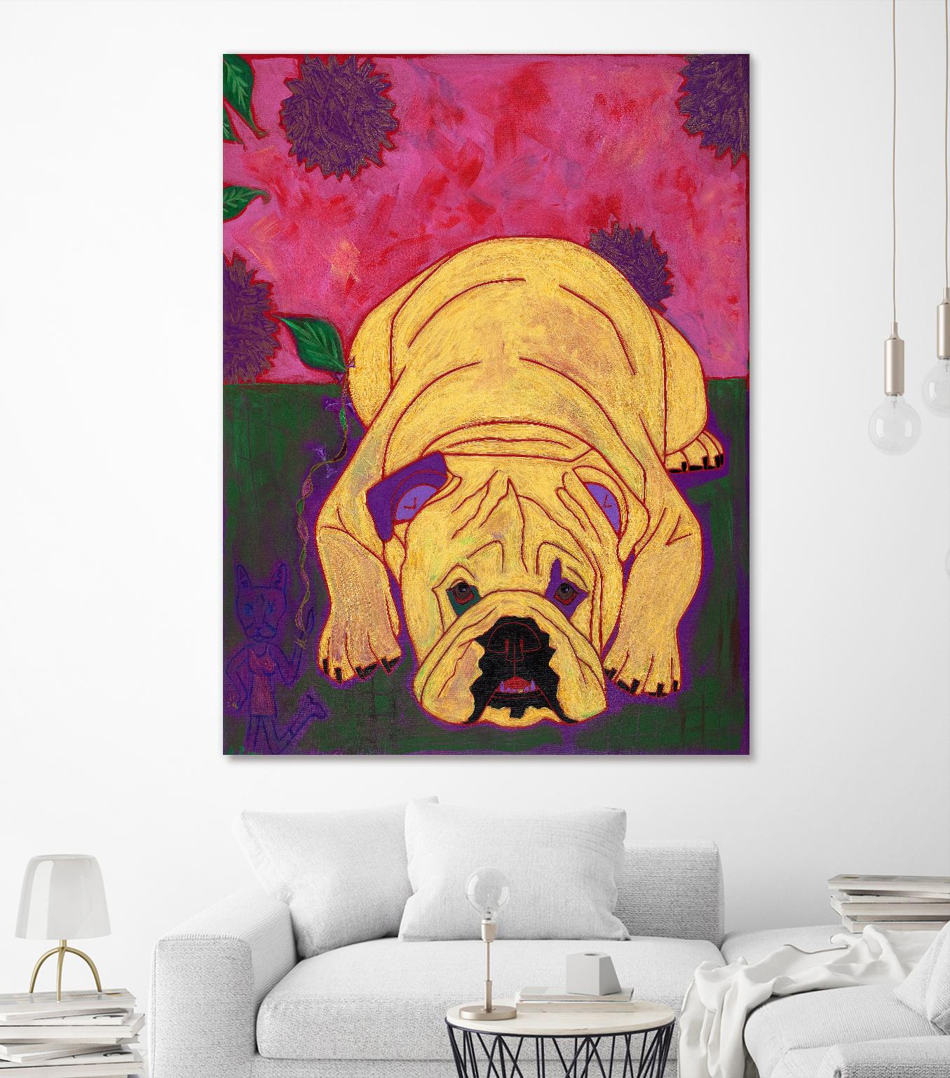 Lounge Lizard by Angela Bond on GIANT ART - multicolor animals; contemporary