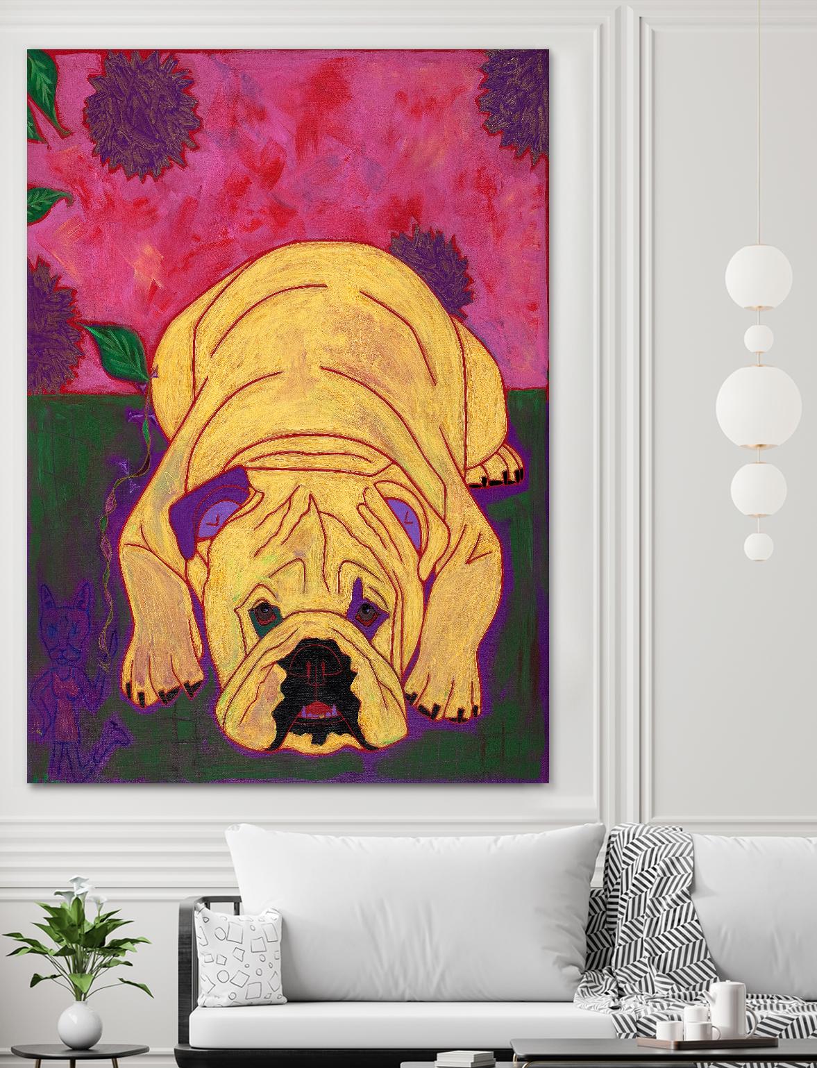 Lounge Lizard by Angela Bond on GIANT ART - multicolor animals; contemporary