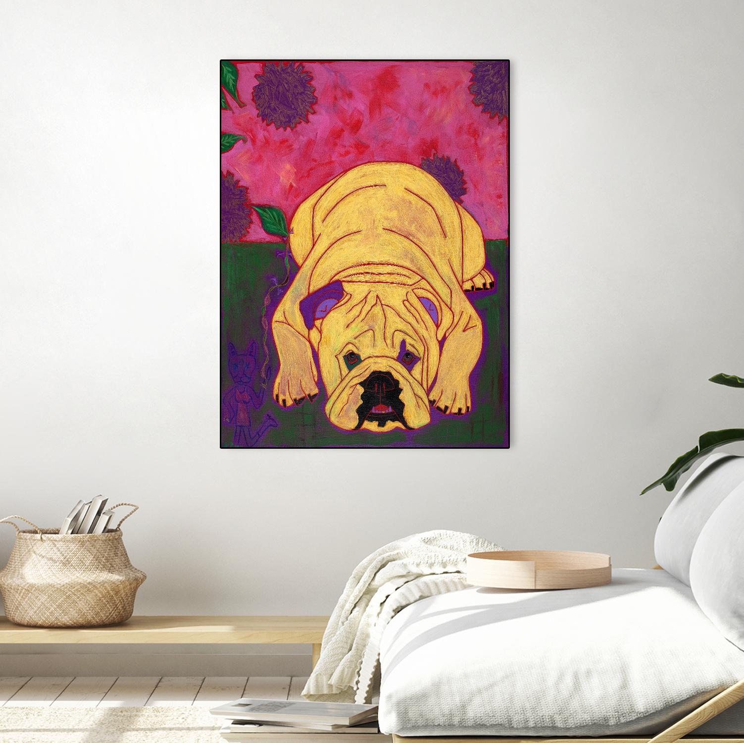 Lounge Lizard by Angela Bond on GIANT ART - multicolor animals; contemporary