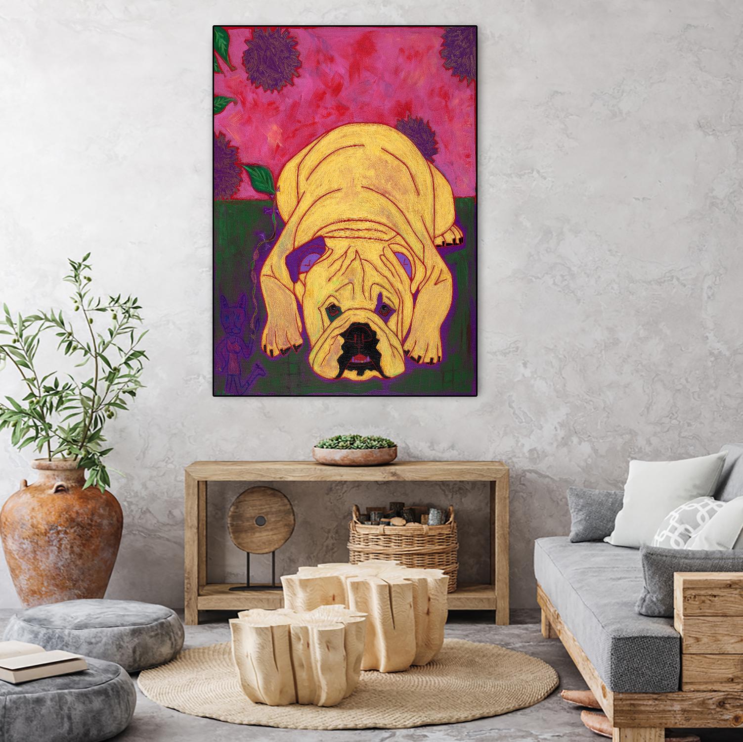 Lounge Lizard by Angela Bond on GIANT ART - multicolor animals; contemporary