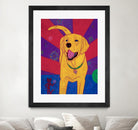 Yellow Happiness by Angela Bond on GIANT ART - multicolor animals; contemporary