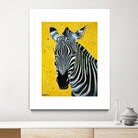 Zebra by Angela Bond on GIANT ART - multicolor animals; contemporary
