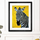 Zebra by Angela Bond on GIANT ART - multicolor animals; contemporary