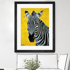 Zebra by Angela Bond on GIANT ART - multicolor animals; contemporary