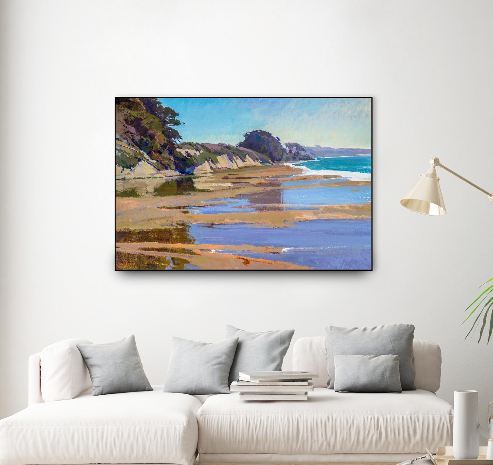 October High Tide by Marcia Burtt on GIANT ART - multicolor coastal; landscapes; contemporary
