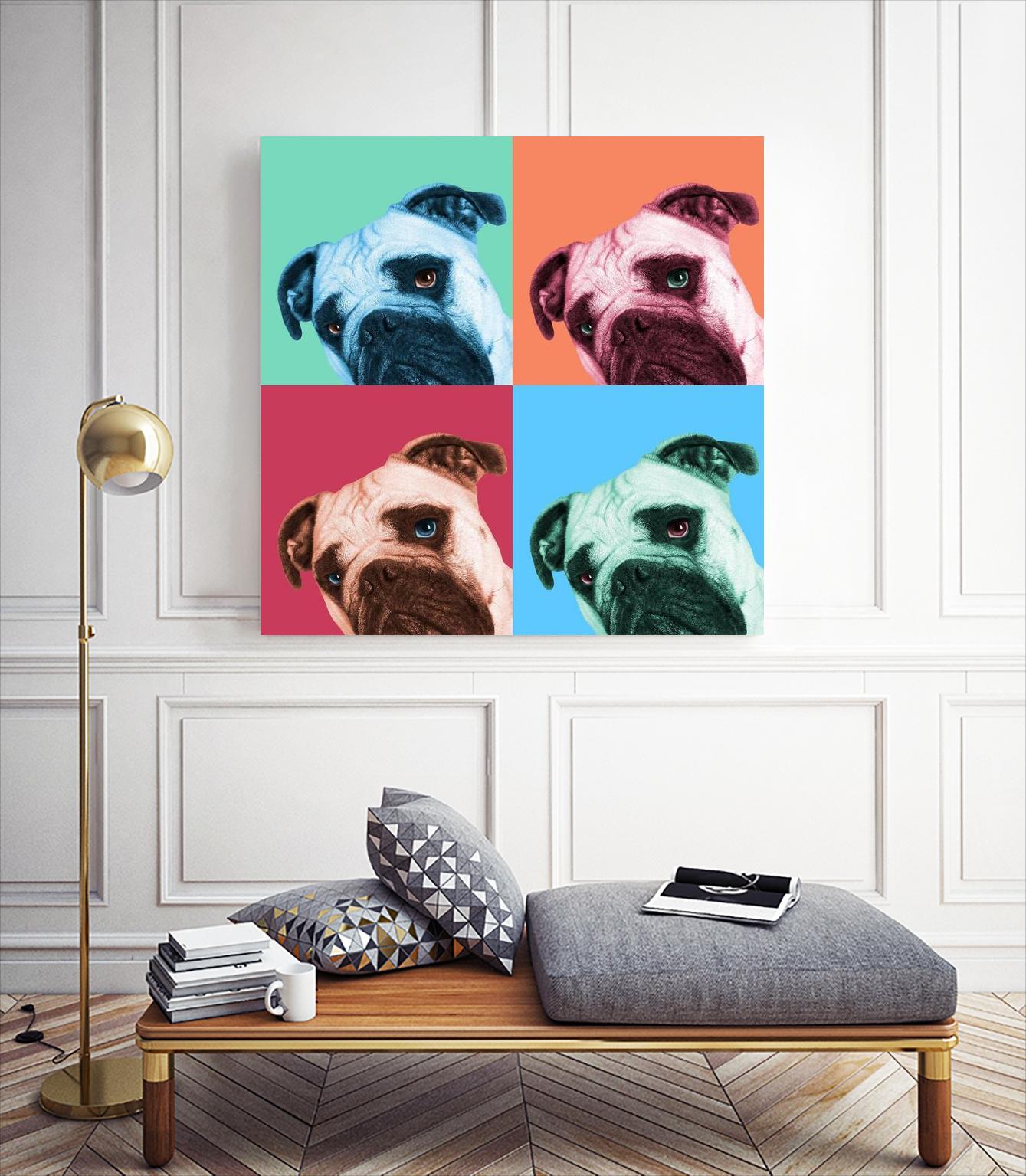 Que Pasa Pop by Jon Bertelli on GIANT ART - multicolor animals; photography; contemporary