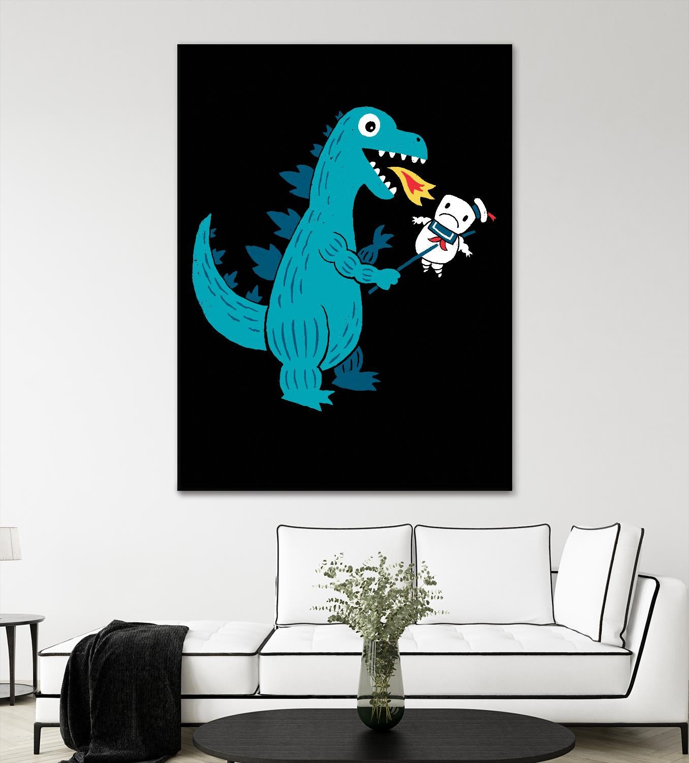 Everyone Loves Marshmallows by Michael Buxton on GIANT ART - multicolor urban/pop surrealism; novelty