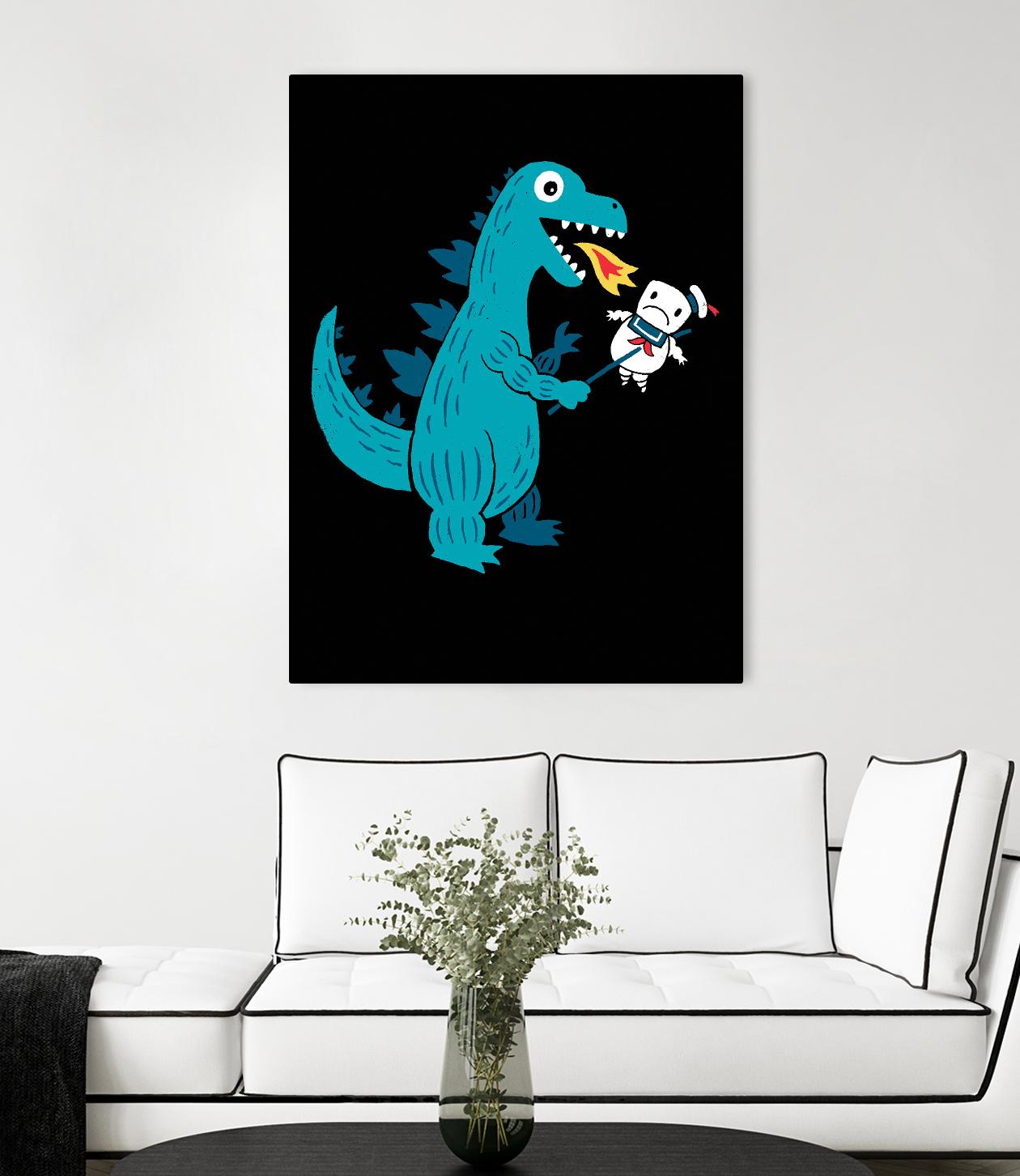 Everyone Loves Marshmallows by Michael Buxton on GIANT ART - multicolor urban/pop surrealism; novelty