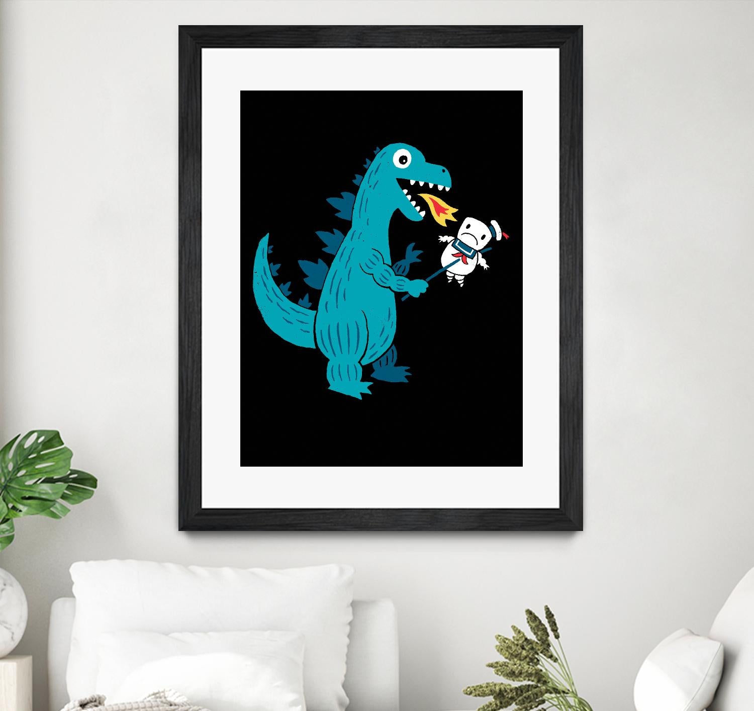 Everyone Loves Marshmallows by Michael Buxton on GIANT ART - multicolor urban/pop surrealism; novelty