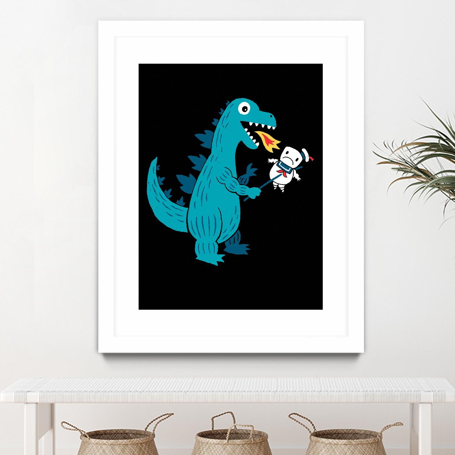 Everyone Loves Marshmallows by Michael Buxton on GIANT ART - multicolor urban/pop surrealism; novelty