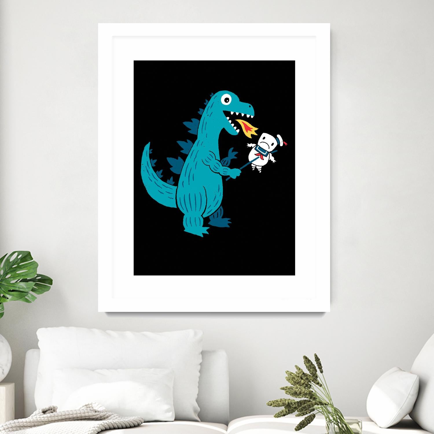 Everyone Loves Marshmallows by Michael Buxton on GIANT ART - multicolor urban/pop surrealism; novelty