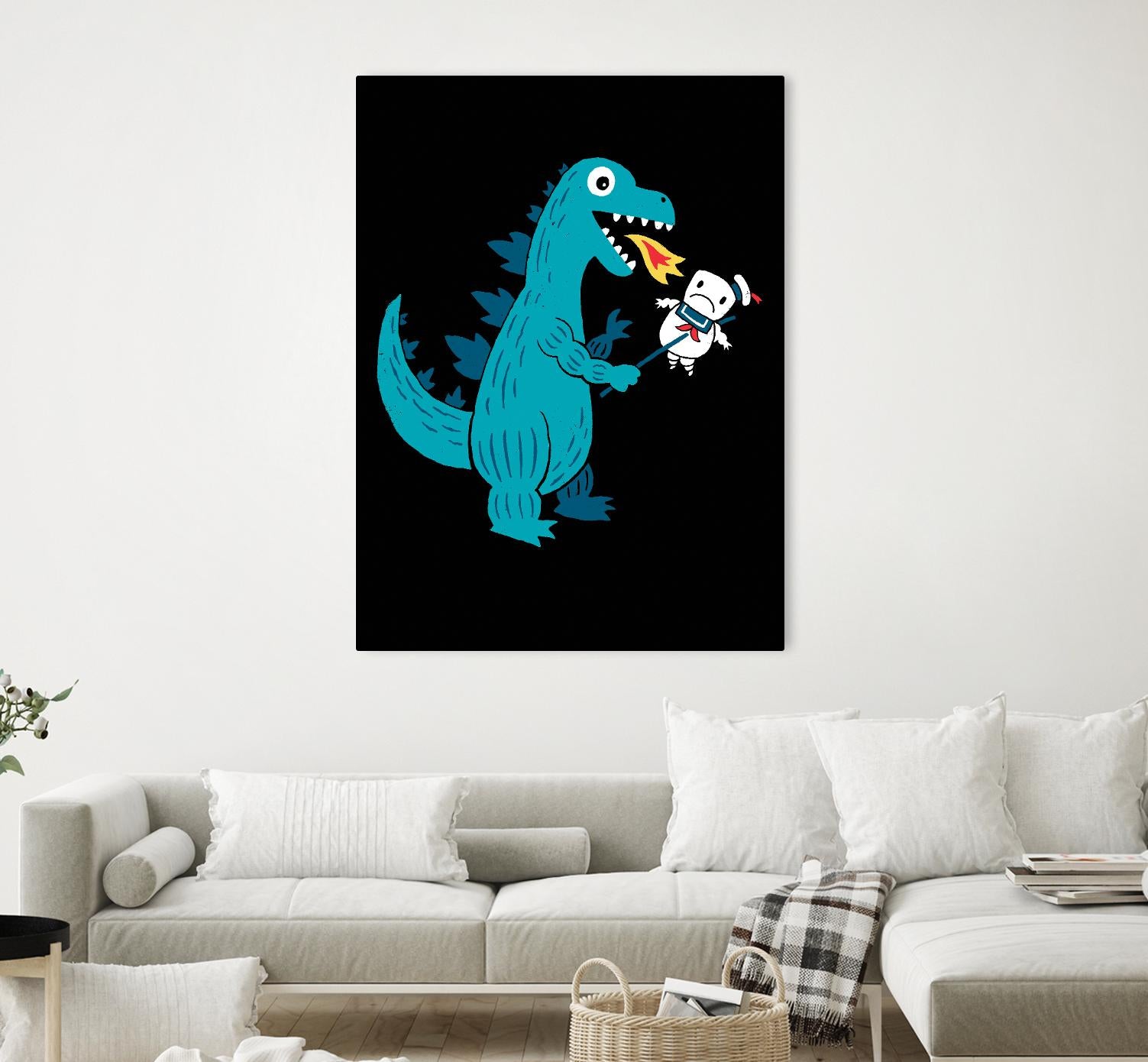 Everyone Loves Marshmallows by Michael Buxton on GIANT ART - multicolor urban/pop surrealism; novelty