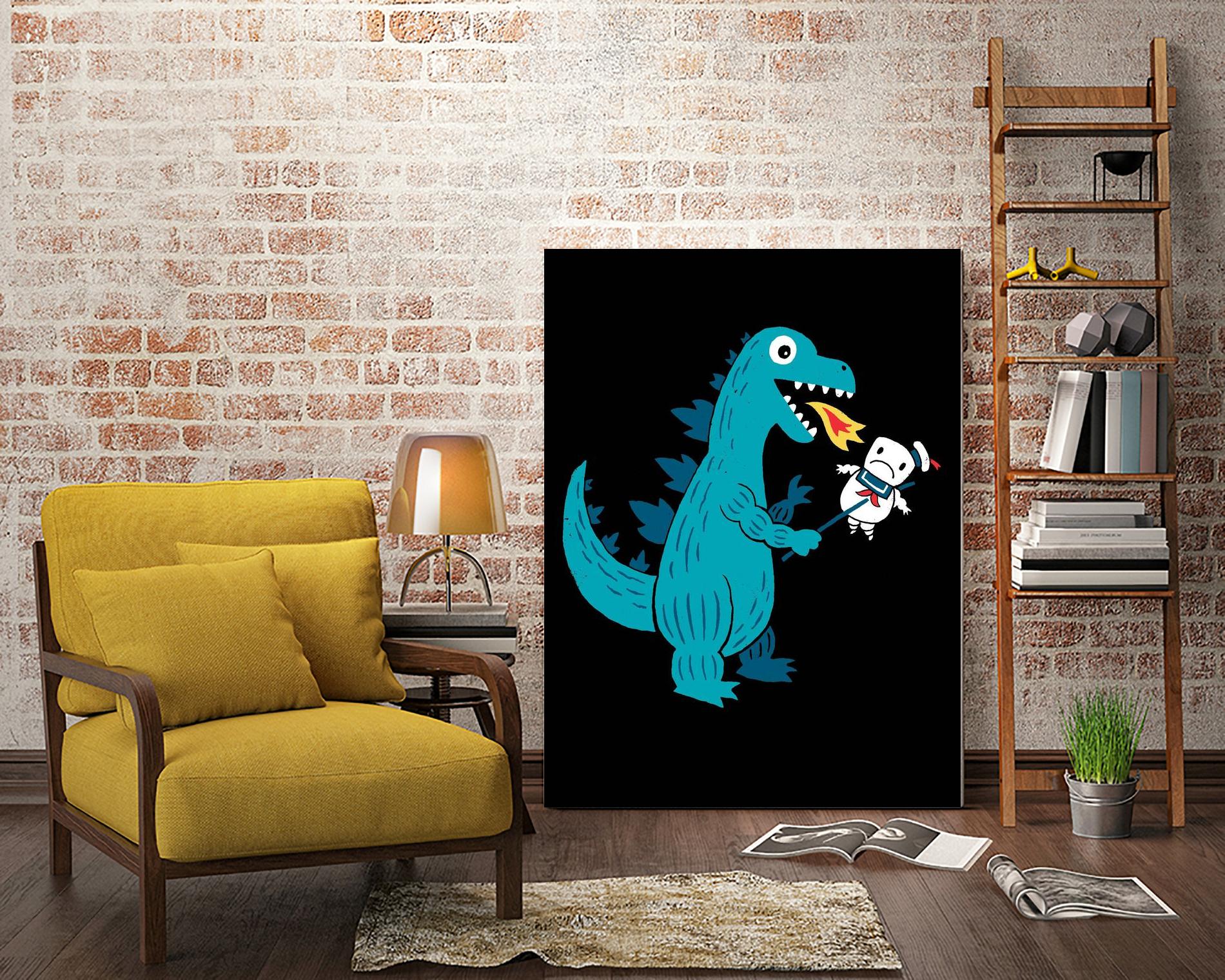 Everyone Loves Marshmallows by Michael Buxton on GIANT ART - multicolor urban/pop surrealism; novelty