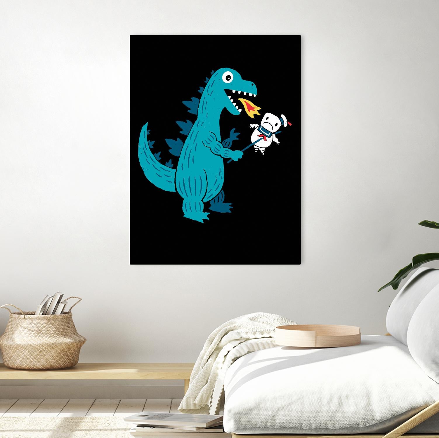 Everyone Loves Marshmallows by Michael Buxton on GIANT ART - multicolor urban/pop surrealism; novelty